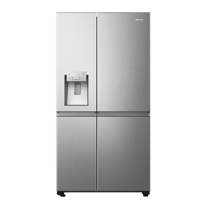 Refrigerador Hisense RS223SV5A | Inversor | 22.9 Pies Cubicos | Lado a lado | Disensador de Agua y Hielo