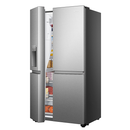 Refrigerador Hisense RS223SV5A | Inversor | 22.9 Pies Cubicos | Lado a lado | Disensador de Agua y Hielo