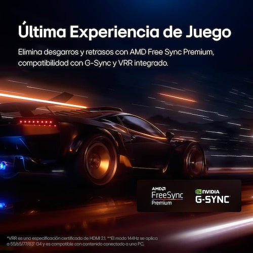 Televisor LG OLED evo AI C4 | 77" | 4K | HDMI | USB | Wi-Fi | Bluetooth | TDT