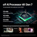 Televisor LG OLED evo AI C4 | 77" | 4K | HDMI | USB | Wi-Fi | Bluetooth | TDT