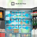 Refrigerador Inverter Hisense RQ21B6ASI | 20.7 Pies Cúbicos | Puerta cruzada 