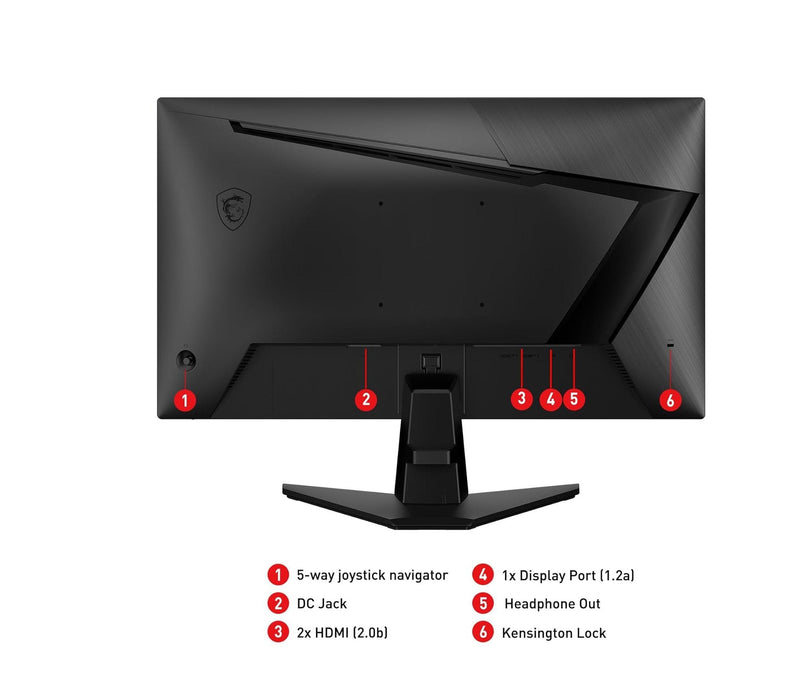 Monitor para juegos FHD MSI G255F | 24" | 1920 x 1080 | 180 Hz | HDMI | Display Port