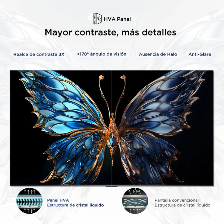 Televisor TCL 65V6C | 65" | 4K | Google TV | HDMI | USB | Wi-Fi | Bluetooth