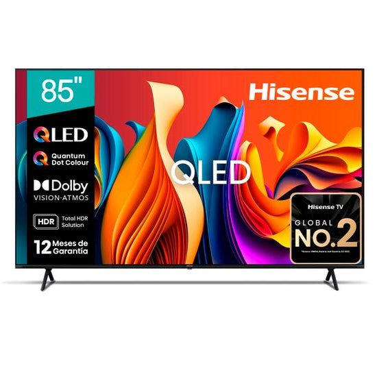 Televisor Hisense QLED 85Q6N | 85" | 4K | Google TV | HDMI | USB | Wi-Fi | Bluetooth