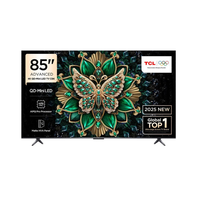 Televisor TCL Mini Led 85C6K | 85" | 4K | Google TV | HDMI | USB | Wi-Fi | Bluetooth