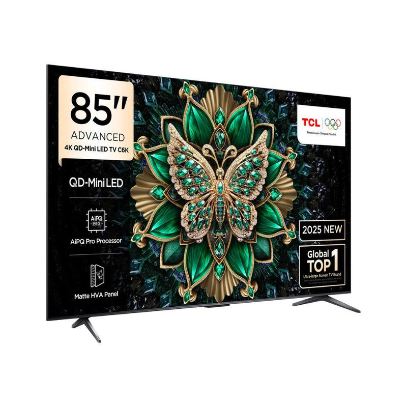 Televisor TCL Mini Led 85C6K | 85" | 4K | Google TV | HDMI | USB | Wi-Fi | Bluetooth