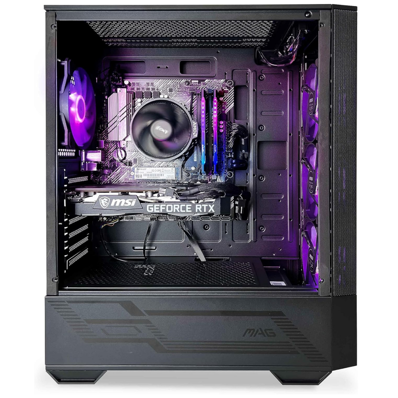 Desktop Gaming NSX | AMD Rysen 5-5500 | 16 GB de RAM | SSD de 512 GB | Windows 11 + Teclado y ratón MSI Forge GK100