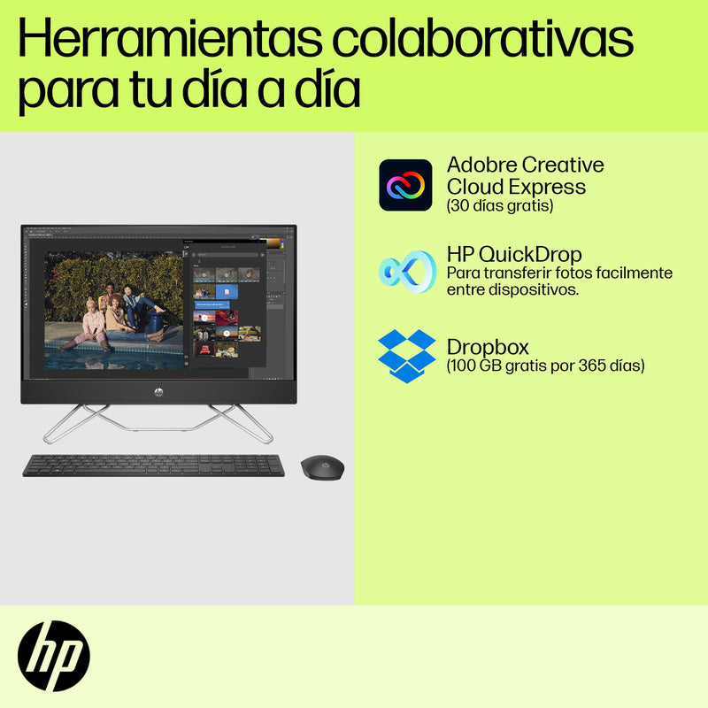 HP 24-CB1023LA | Intel Core i3-1215U | 8 GB de RAM | SSD de 512 GB | 24" | Windows 11