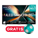 Televisor Hisense ULED MiniLED 85U7QG | 85" | 4K | Google TV | USB | HDMI