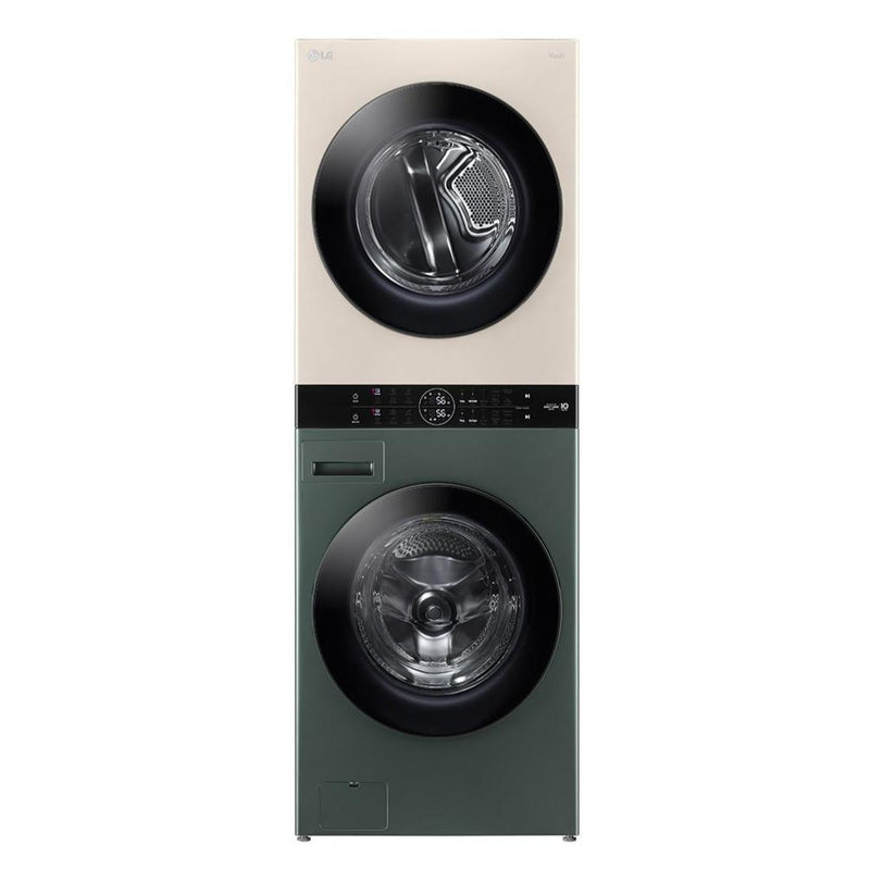 Centro de Lavado a Gas LG WashTower WK25GBS6 | 25 kg | ThinQ | ColorBeige