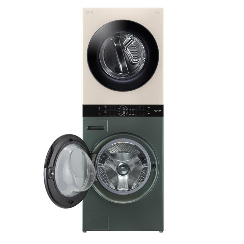 Centro de Lavado a Gas LG WashTower WK25GBS6 | 25 kg | ThinQ | ColorBeige