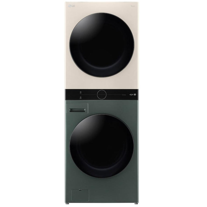 Centro de Lavado a Gas LG WashTower WK25GBS6 | 25 kg | ThinQ | ColorBeige