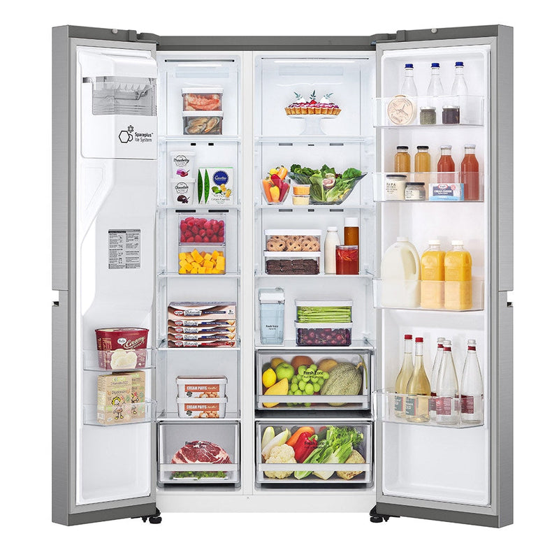 Refrigerador instaview LG VS27GNID | 27 Pies Cúbicos | Lado a lado | Dispensador de agua