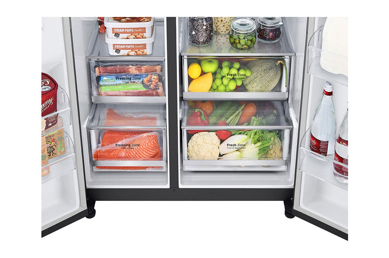 Refrigerador LG Instaview VS25XHWCB | 24 Pies Cubicos | Juntos