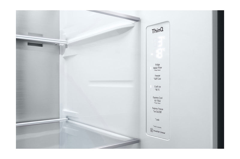 Refrigerador LG Instaview VS25XHWCB | 24 Pies Cubicos | Juntos