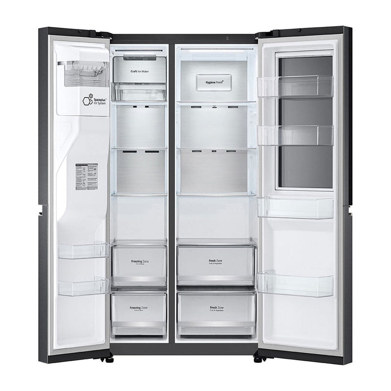Refrigerador LG Instaview VS25XHWCB | 24 Pies Cubicos | Juntos