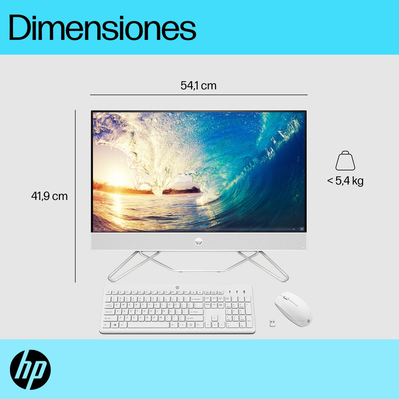 HP 24-CB1025LA | Intel Core i5-1235U | 8 GB de RAM | SSD de 512 GB | 24" | Windows 11