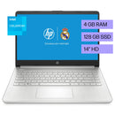 Portátil HP 14-DQ0532LA | Intel Celeron N4120 | 4 GB de RAM | 128 GB | 14" | Windows 11