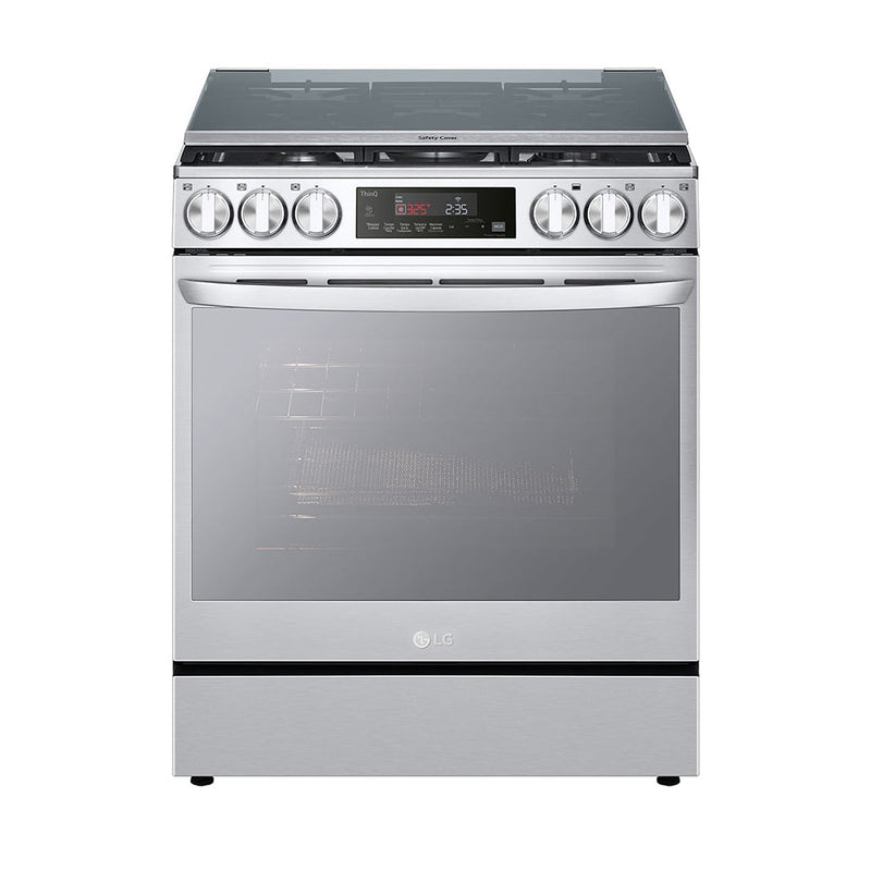Estufa a Gas LG InstaView LRGL5847S | 5,8 pies cúbicos | Freidora de Aire | 5 Quemadores