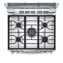 Estufa a Gas LG InstaView LRGL5847S | 5,8 pies cúbicos | Freidora de Aire | 5 Quemadores