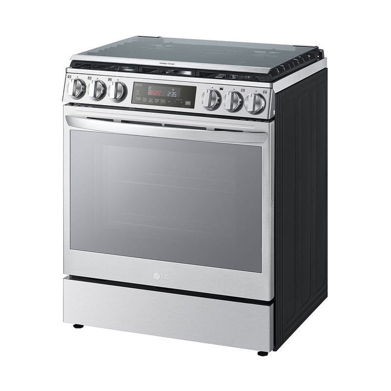 Estufa a Gas LG InstaView LRGL5847S | 5,8 pies cúbicos | Freidora de Aire | 5 Quemadores