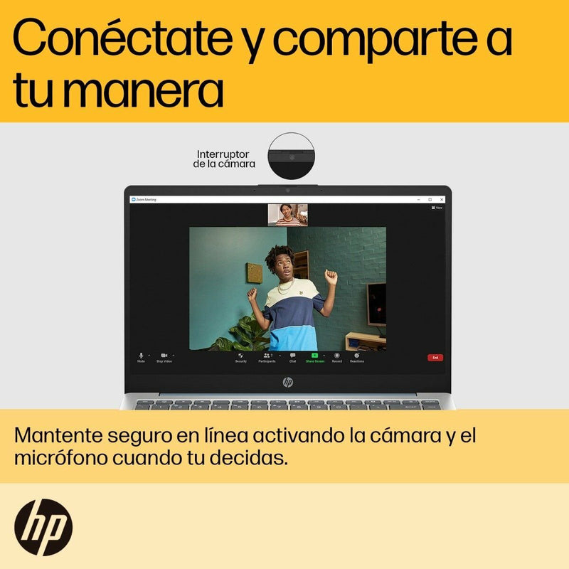 Portátil HP 14-EM0017LA | AMD Ryzen 5 7520U | 8 GB de RAM | SSD de 512 GB | 14" | Windows 11 Home