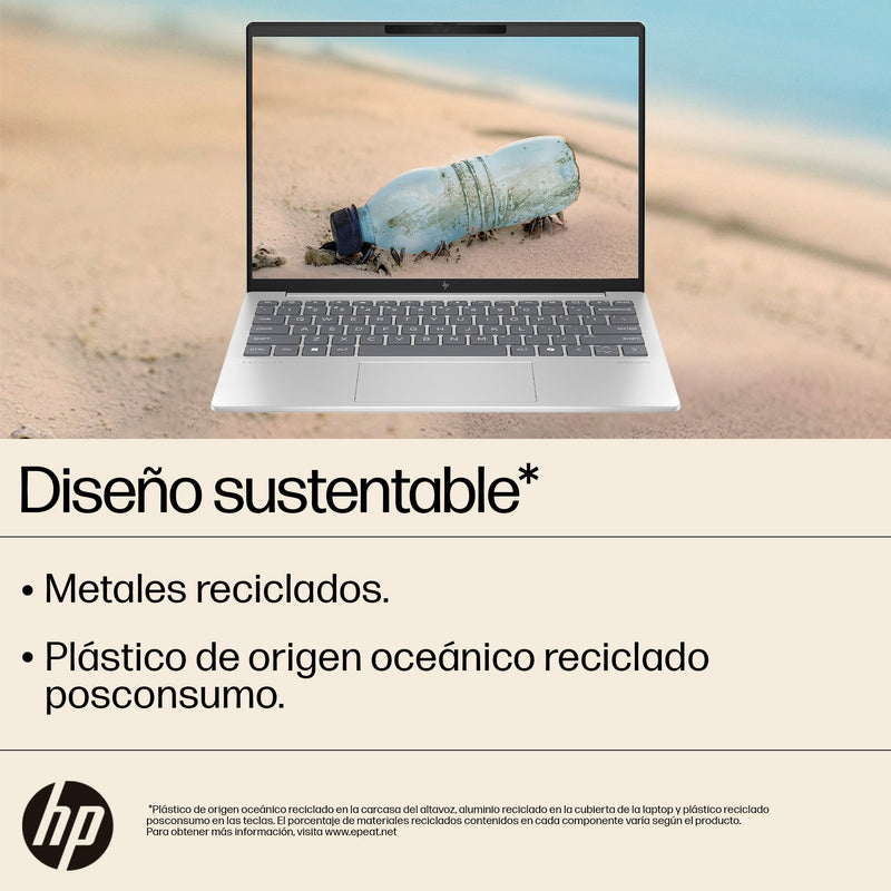 HP Pavilion Aero 13-BG0002LA | AMD Ryzen 5 8640U | 16 GB de RAM | SSD de 512 GB | 13,3" | Windows 11