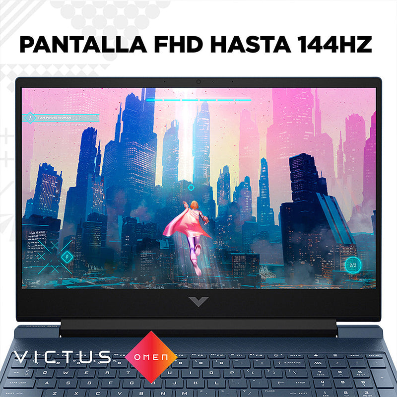 HP Victus 15-FA0022LA | Intel Core i5 12450H | 16 GB de RAM | SSD de 512 GB | 15,6" | GeForce RTX 3050 | Windows 11
