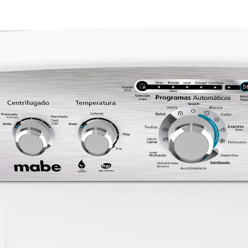 Lavadora Mabe LMA72215CBAB0 | 22 kg | Carga Superior