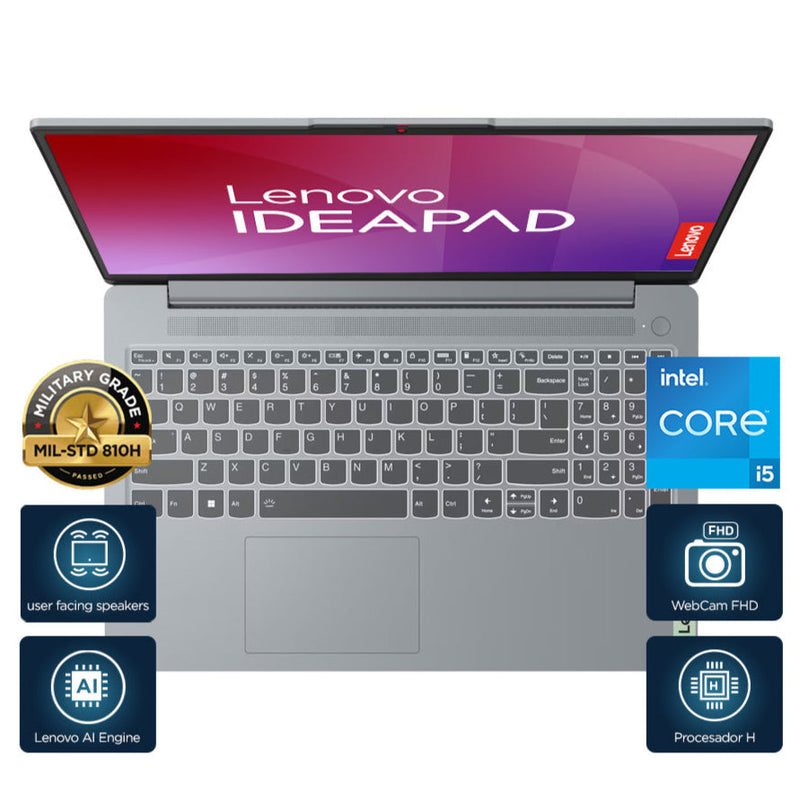 Lenovo IdeaPad Slim 3 15IAH8 | Intel Core i5 1245H | 8 GB de RAM | SSD de 512 GB | 15,6" | Windows 11