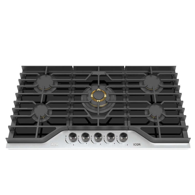 Estufa a Gas RCA RCBS80BG | Empotrable | 30" | 5 Quemadores