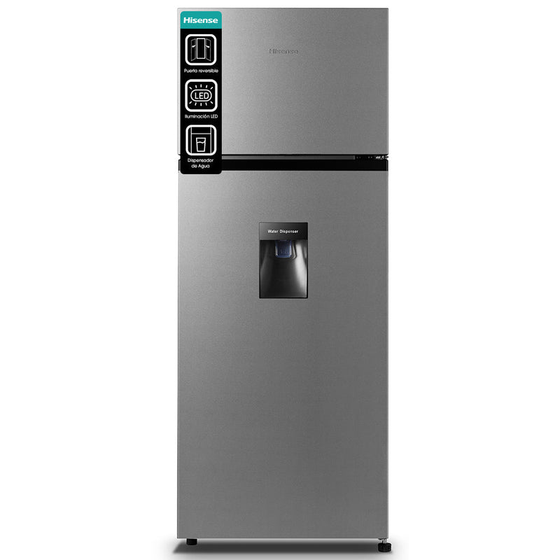 Refrigerador Hisense RT80D6WGX | 7,3 pies cúbicos | Montaje superior | Descongelar | dispensador