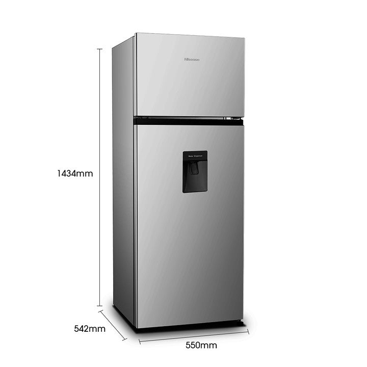 Refrigerador Hisense RT80D6WGX | 7,3 pies cúbicos | Montaje superior | Descongelar | dispensador
