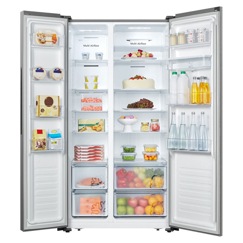 Refrigerador Hisense RS19N6ASI | 19 pies cúbicos | Lado a lado | dispensador