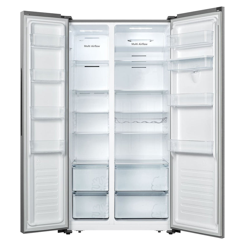 Refrigerador Hisense RS19N6ASI | 19 pies cúbicos | Lado a lado | dispensador