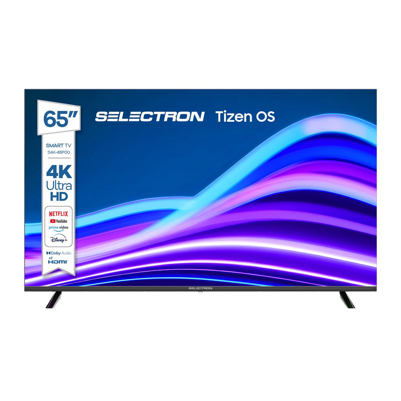 Televisor Selectron S4K-65F00 | Sistema operativo Tizen | 65" | 4K | HDMI | USB | Wi-Fi | Bluetooth | TDT