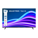 Televisor Selectron S4K-75F00 | Sistema operativo Tizen | 75" | 4K | HDMI | USB | Wi-Fi | Bluetooth | TDT
