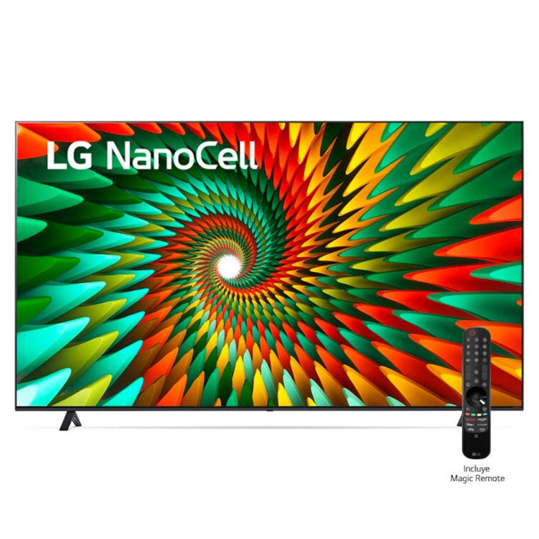 Televisor LG NanoCell NANO77 | 55" | 4K | HDMI | USB | Wi-Fi | Bluetooth | TDT