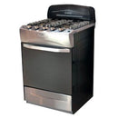 Línea Directa de Estufa a Gas HLGR2405 | 24" | 4 Quemadores | Acero Inoxidable