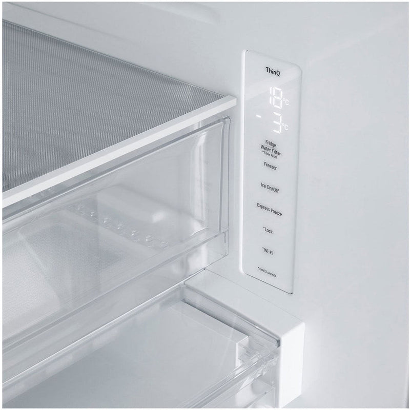Refrigerador LG VF25LNIBB | Inversor | 25 Pies Cubicos | Puerta francesa