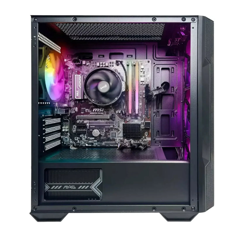 Desktop Gaming NSX | AMD Ryzen 7 5700G | 16 GB de RAM | SSD de 512 GB | Windows 11 Pro + Teclado y ratón MSI Forge GK100