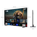 Televisor TCL 98P8K | 98" | 4K | Google TV | HDMI | USB | Wi-Fi | Bluetooth
