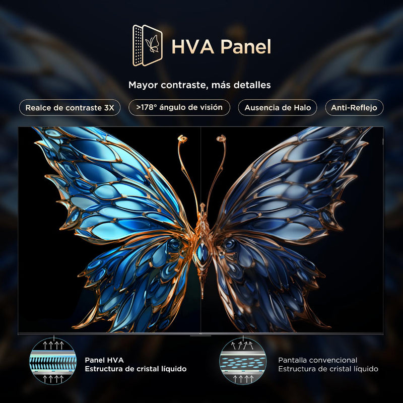 Televisor TCL 98P8K | 98" | 4K | Google TV | HDMI | USB | Wi-Fi | Bluetooth